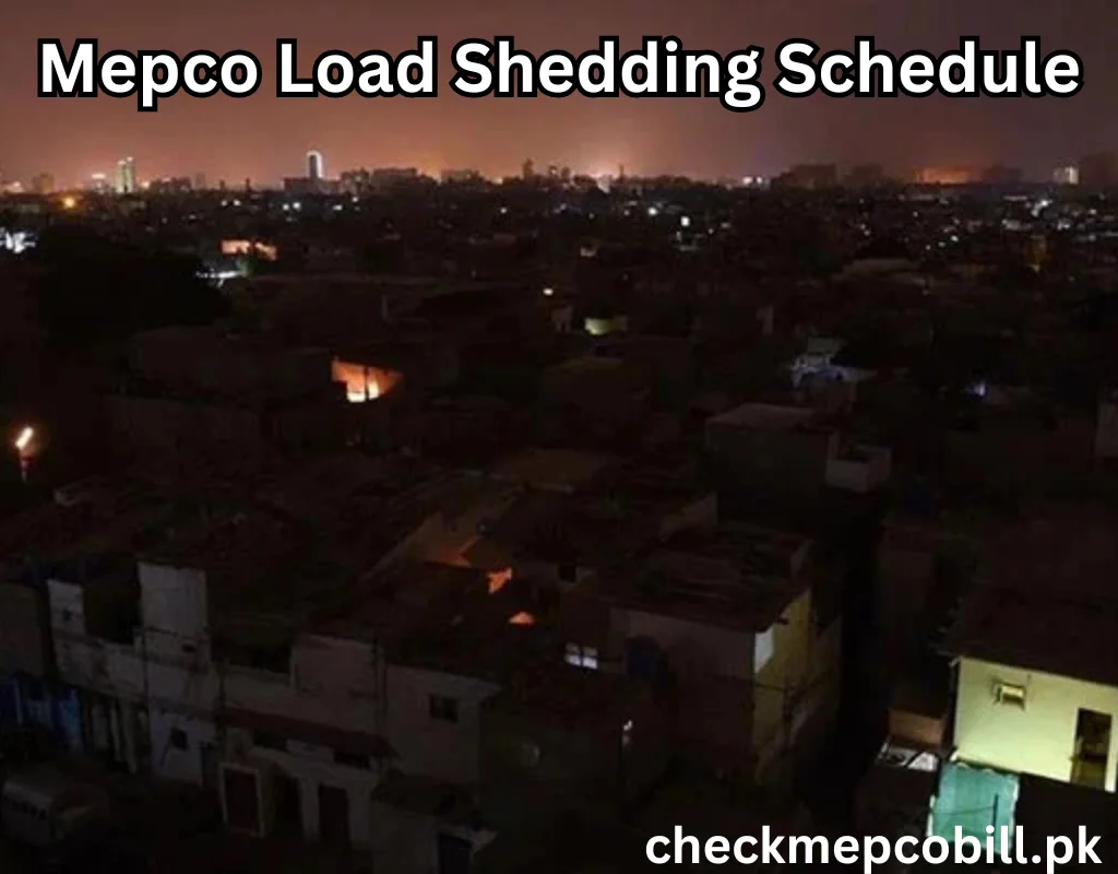 mepco bill online load shedding schedule image