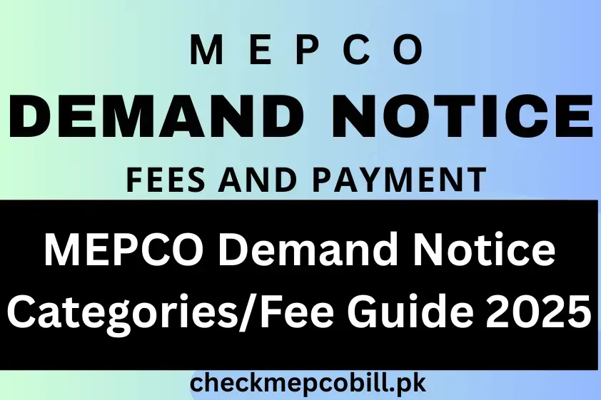 mepco demand notice